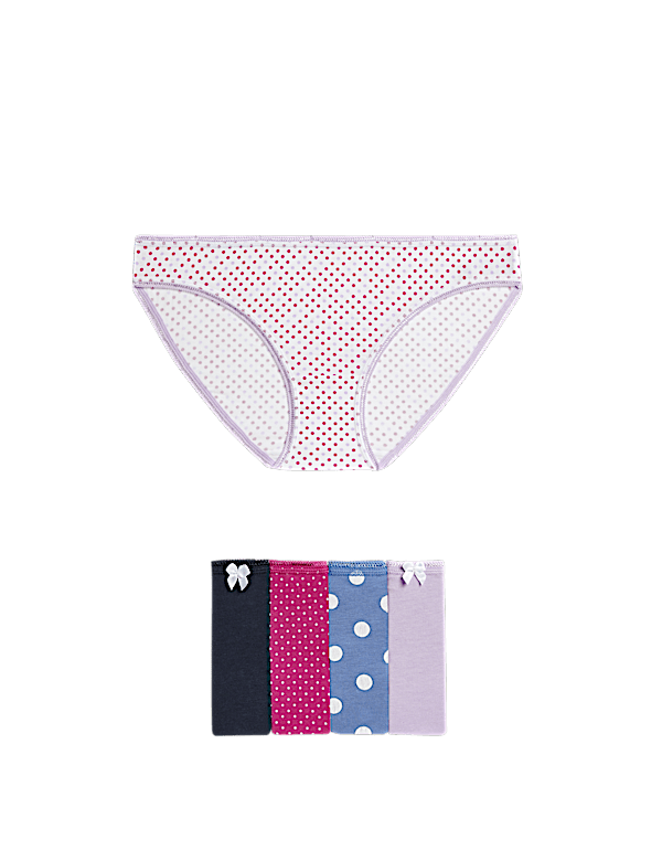 Pack 5 Cotton Mix Knickers
