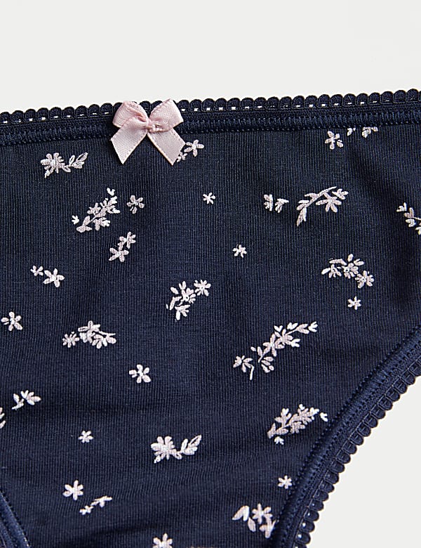 Pack 5 Cotton Mix Knickers