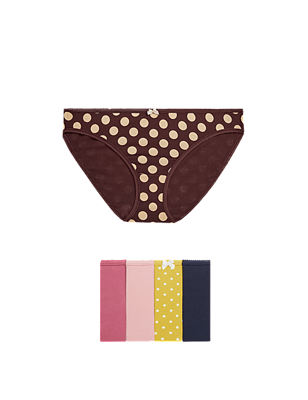 Pack 5 Cotton Mix Knickers