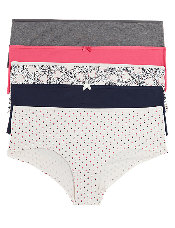Low Rise Striped Shorts