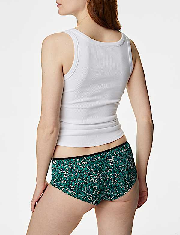 Low Rise Striped Shorts