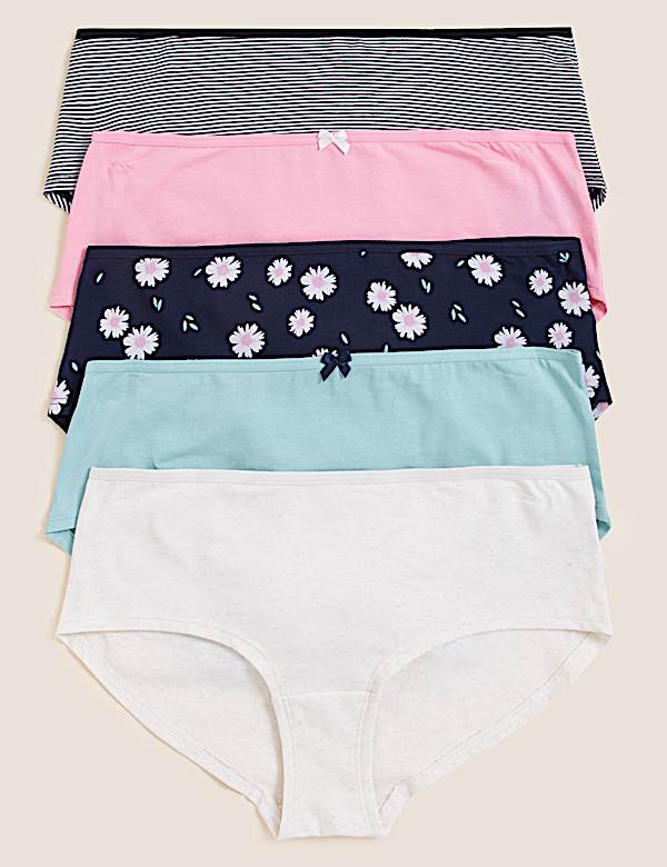 Low Rise Striped Shorts