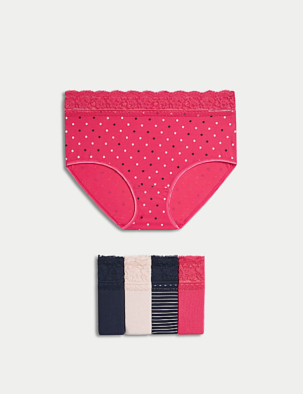 Mid Rise Polka Dots Full Briefs