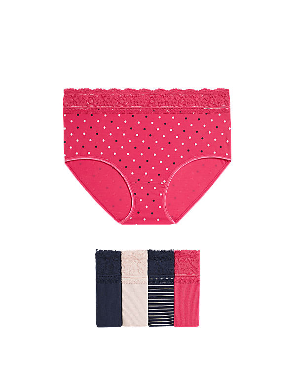 Mid Rise Polka Dots Full Briefs