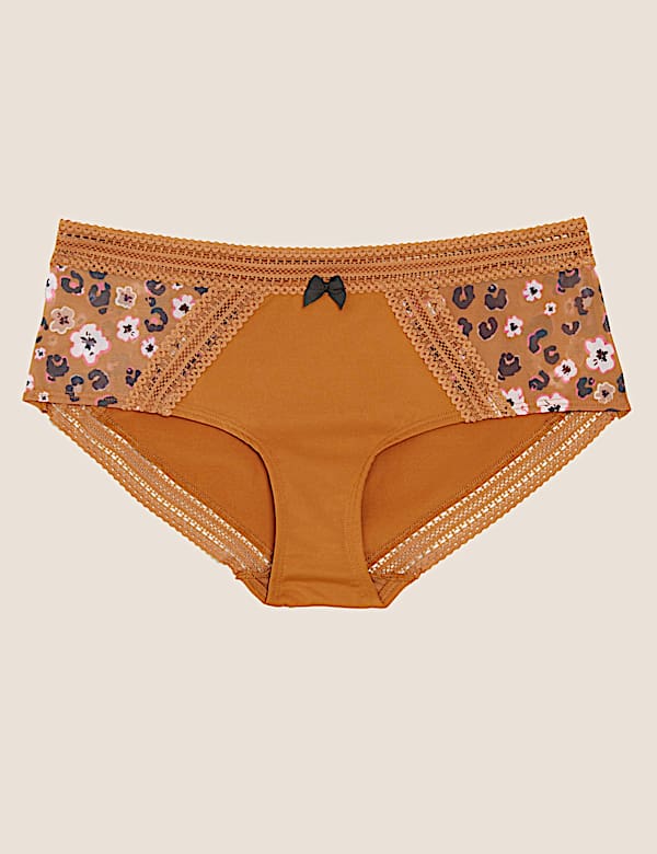 Microfibre & Printed Mesh Shorts