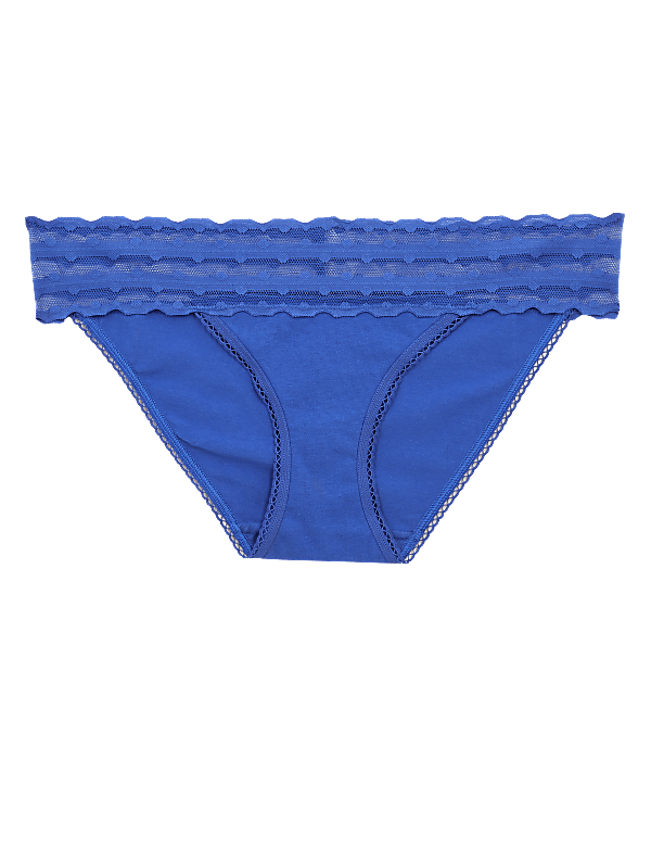 Cotton Rich Low Rise Bikini Knickers