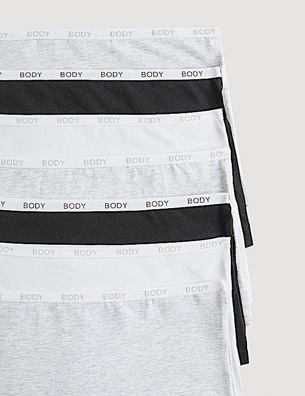 7 Pack Cotton Rich High Rise Knicker Shorts