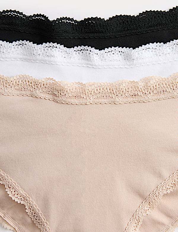 3pk Cotton Rich Hipster Knickers