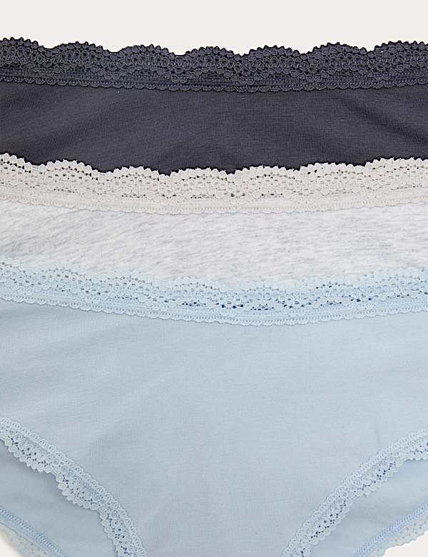 3pk Cotton Rich Hipster Knickers