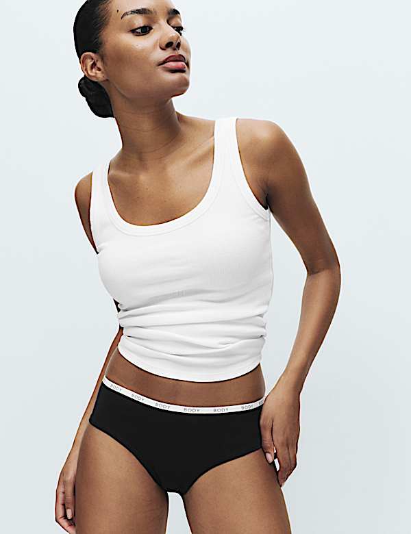 7 Pack Cotton Rich Hipster Knickers - AL