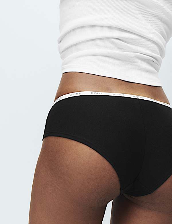 7 Pack Cotton Rich Hipster Knickers - AL
