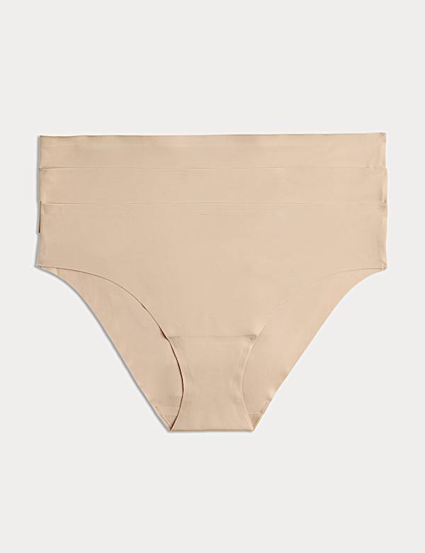 3 pack Body Invisibles&trade; No VPL Brazilian Knickers