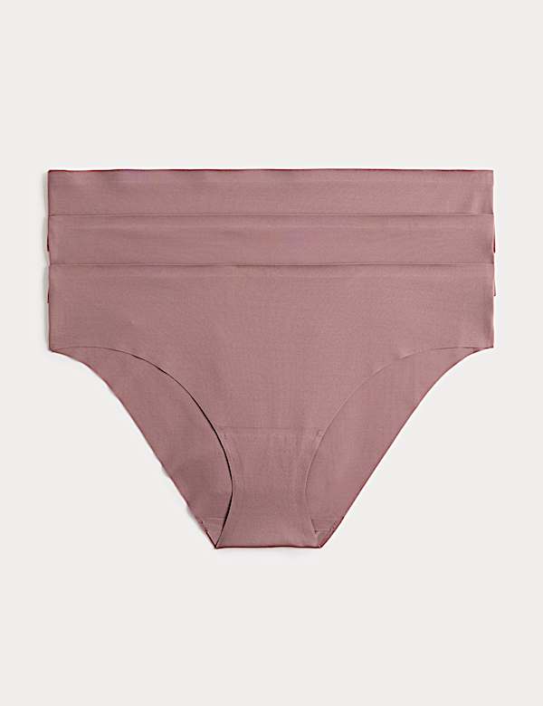 3 pack Body Invisibles&trade; No VPL Brazilian Knickers