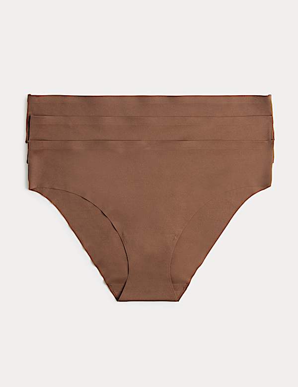 3 pack Body Invisibles&trade; No VPL Brazilian Knickers