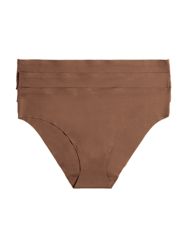 3 pack Body Invisibles&trade; No VPL Brazilian Knickers