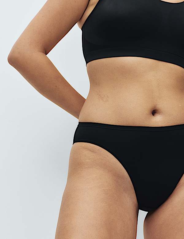 7 Pack Microfibre High Leg Knickers - CN