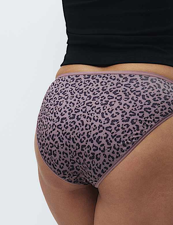 5pk Microfibre High Leg Knickers