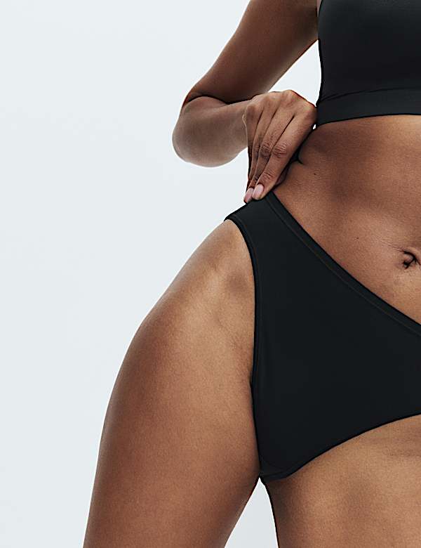 5pk Microfibre High Leg Knickers - VN