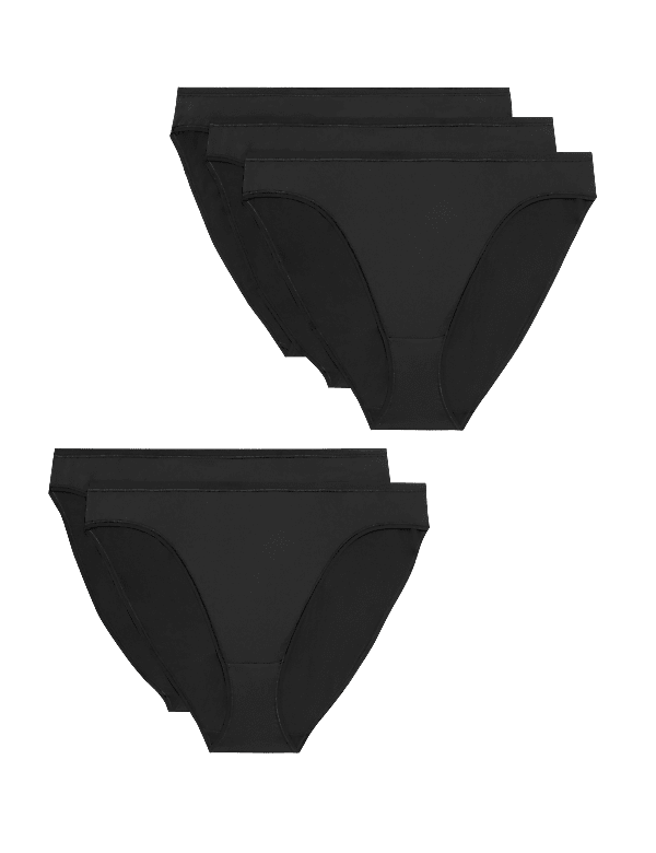 5pk No VPL High Leg Knickers