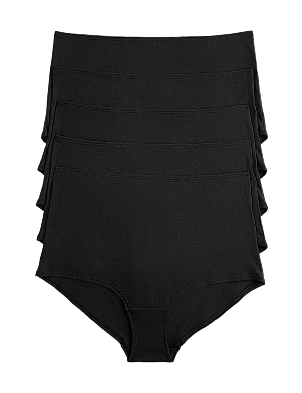 5 Pack Pure Cotton High Rise Shorts
