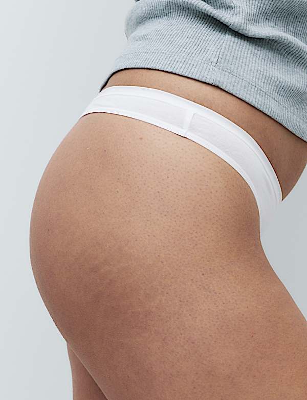 5 Pack Cotton Modal Thongs - CH