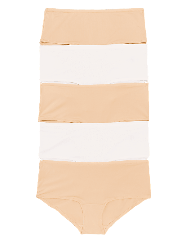 5pk No VPL Microfibre Low Rise Shorts