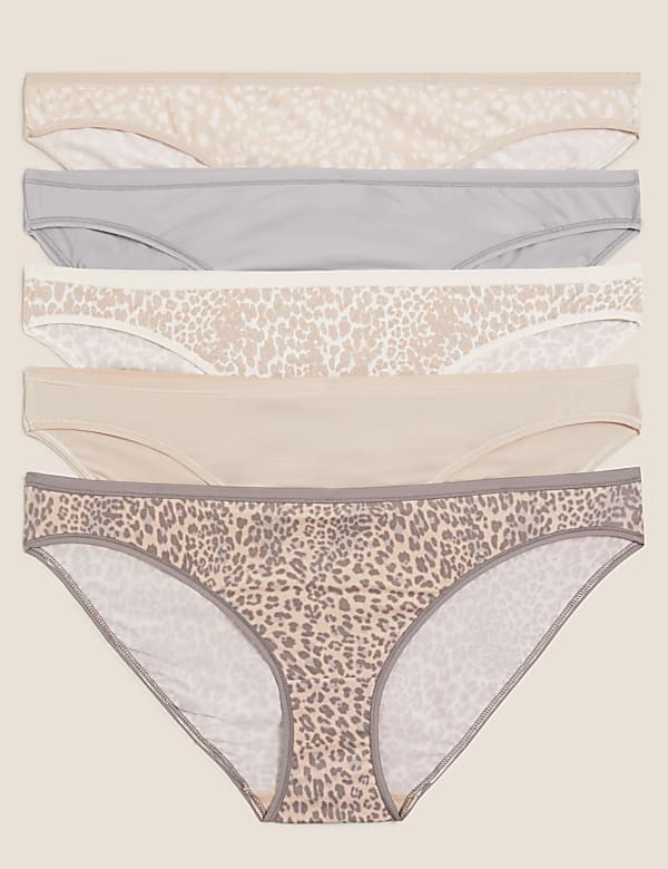 5PK Microfibre No VPL Bikini knickers