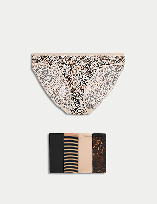 5PK Microfibre No VPL Bikini knickers