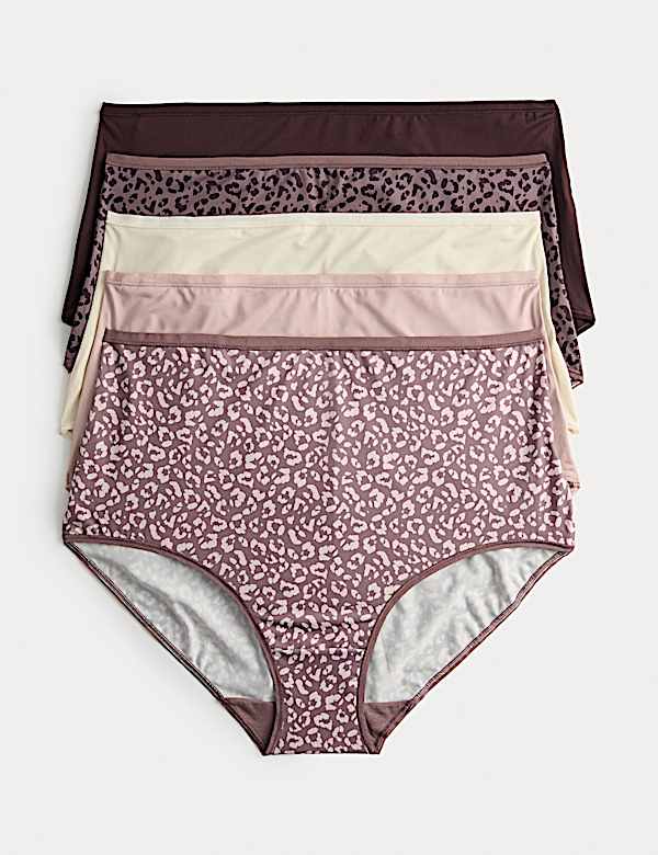 5pk No VPL Microfibre Full Briefs