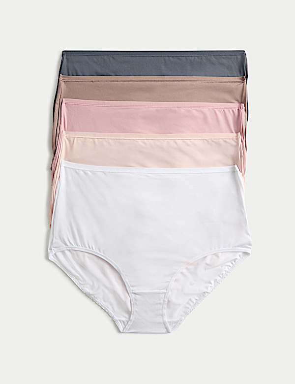 5pk No VPL Microfibre Full Briefs