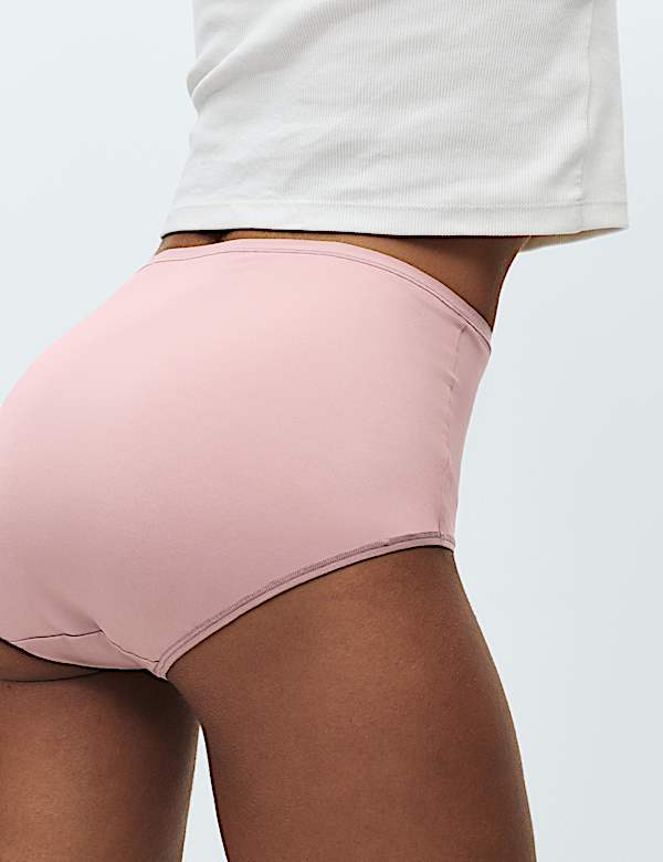 5pk No VPL Microfibre Full Briefs