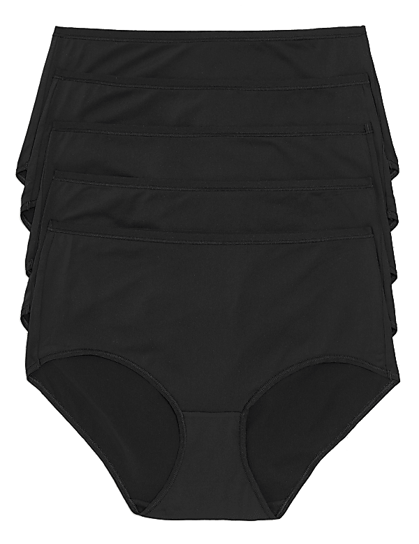 5pk No VPL Microfibre High Rise Shorts