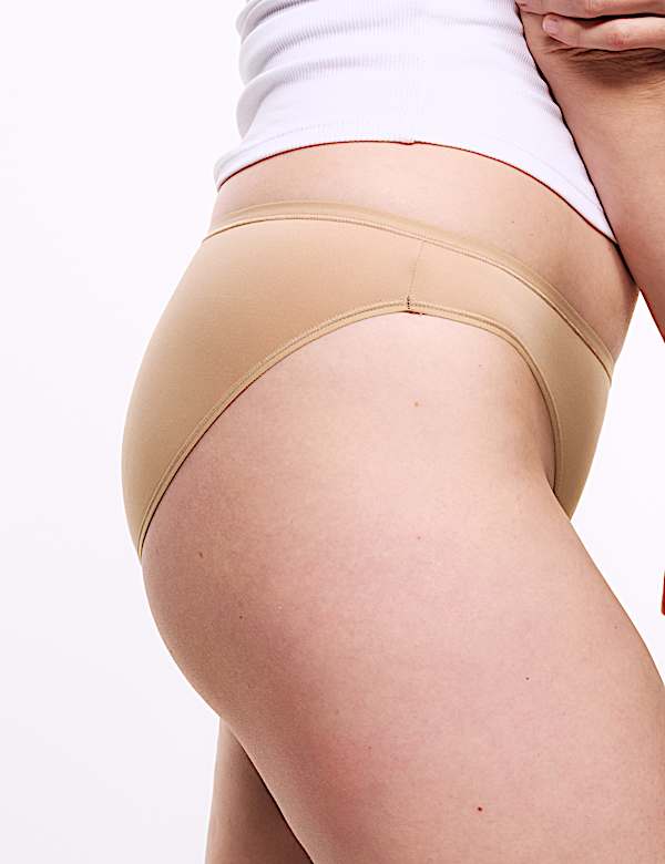 5pk Microfibre Low Rise Bikini Knickers