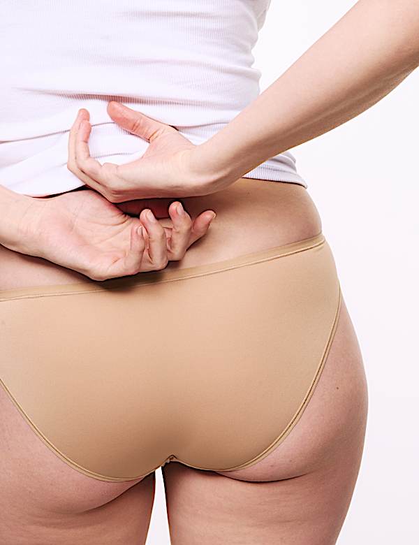 5pk Microfibre Low Rise Bikini Knickers