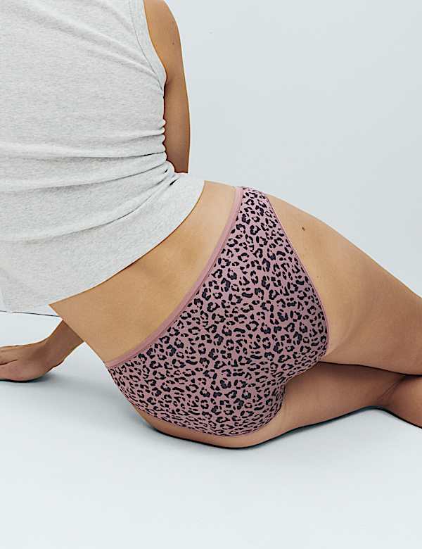 5pk Microfibre Low Rise Bikini Knickers