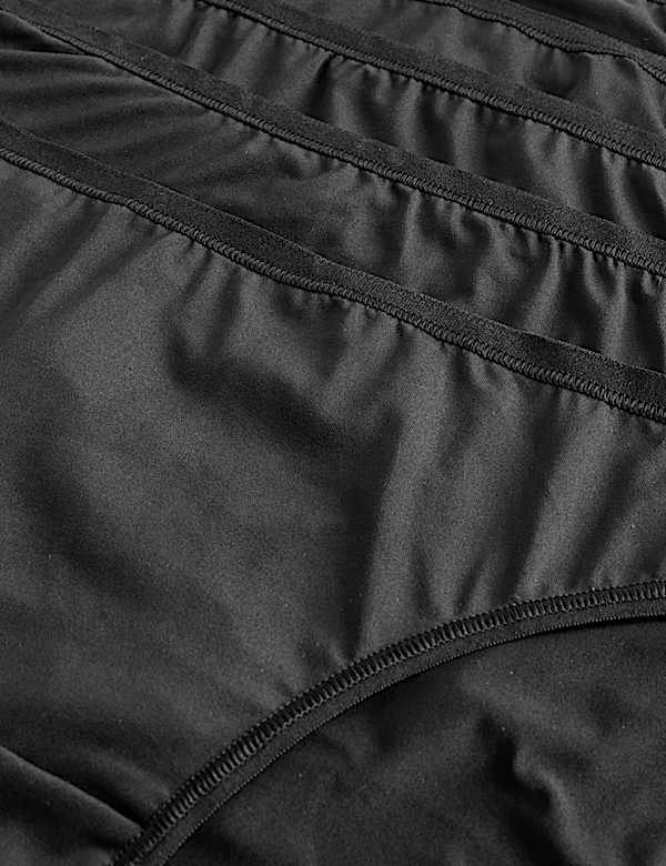 5pk Microfibre Low Rise Bikini Knickers