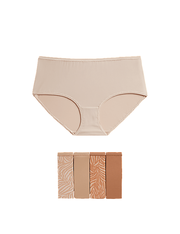 5pk Microfibre High Rise Knicker Shorts