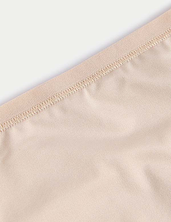 5pk Microfibre High Leg Knickers