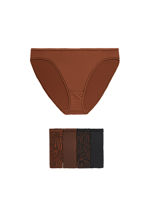 5pk No VPL High Leg Knickers