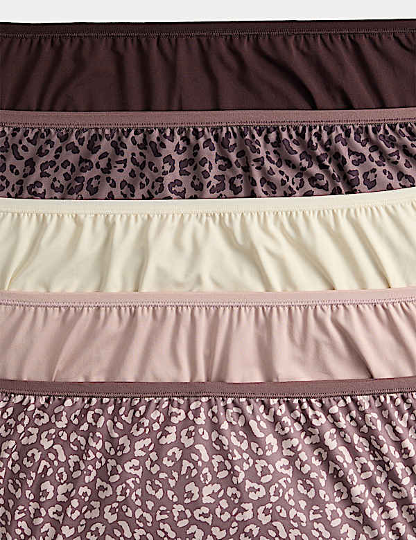 5pk Microfibre High Rise Shorts
