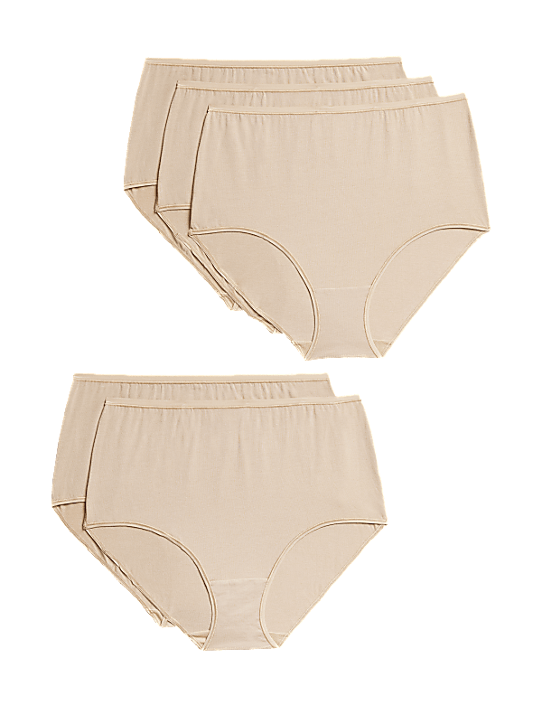5pk Cotton Modal Rich No VPL Full Briefs