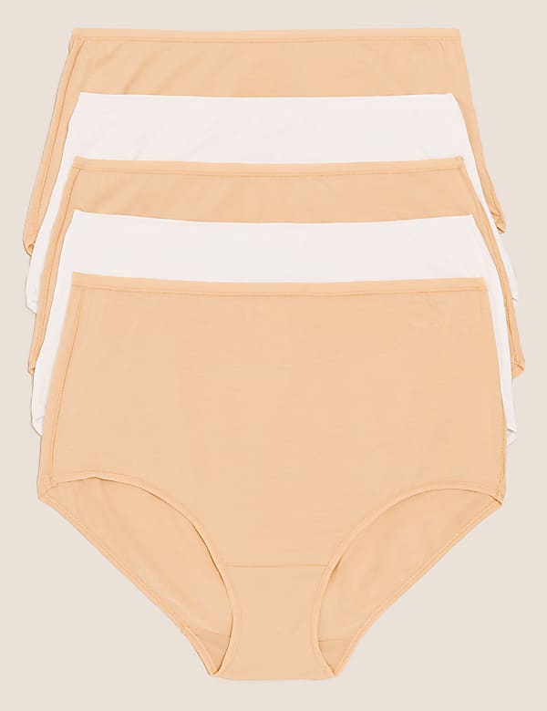 5pk Cotton Modal Rich Full Briefs