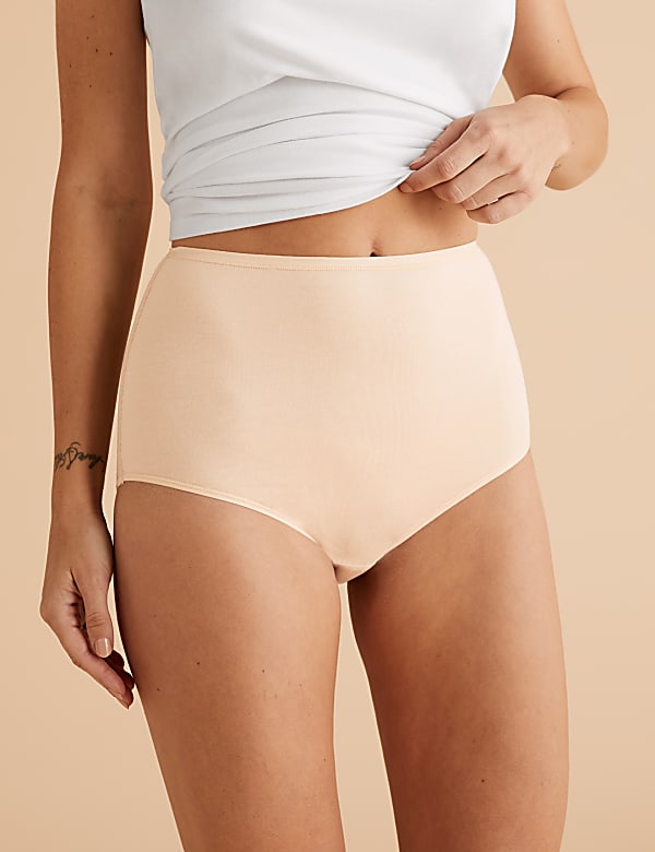 5pk Cotton Modal Rich Full Briefs