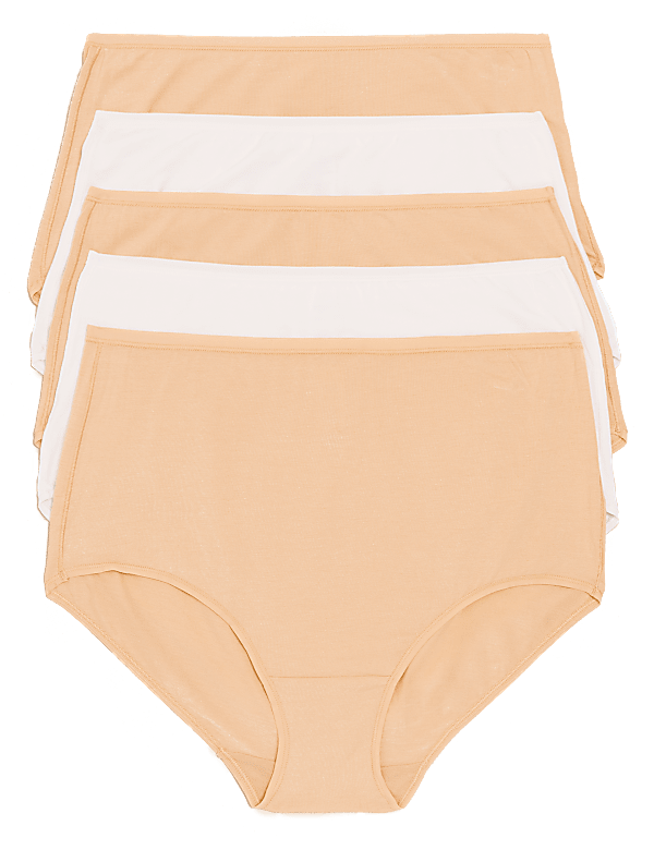 5pk Cotton Modal Rich Full Briefs