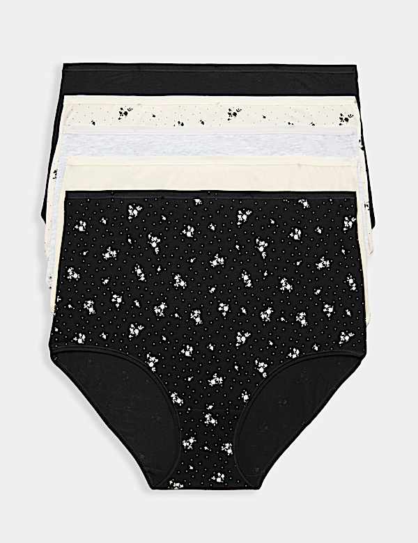 5pk Cotton Modal Rich Full Briefs