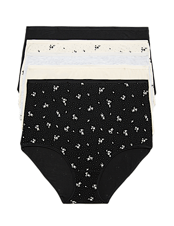 5pk Cotton Modal Rich Full Briefs
