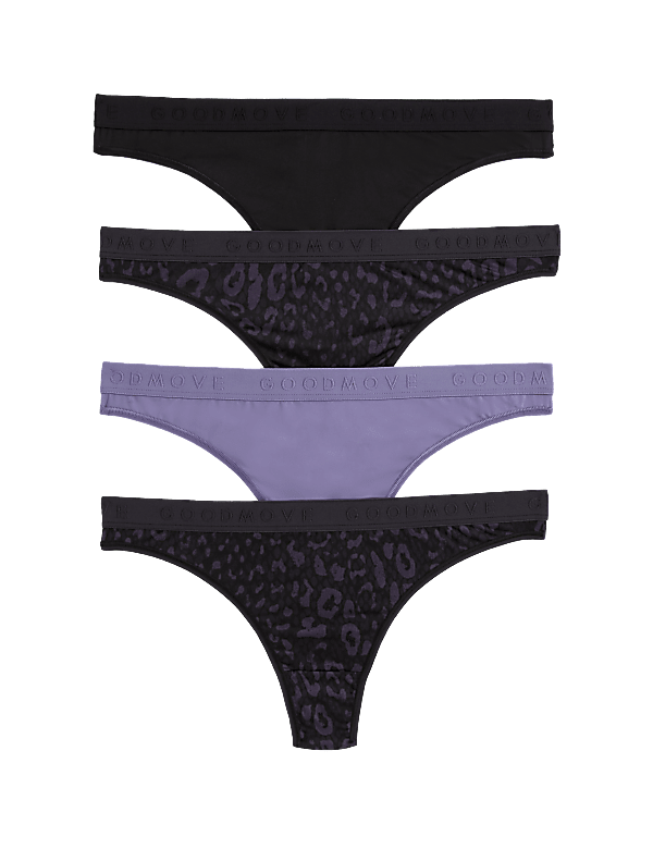 4pk No VPL Thongs
