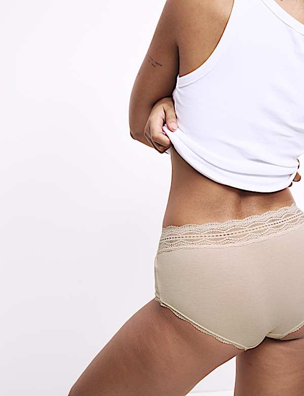 3pk Cotton Rich High Rise Shorts