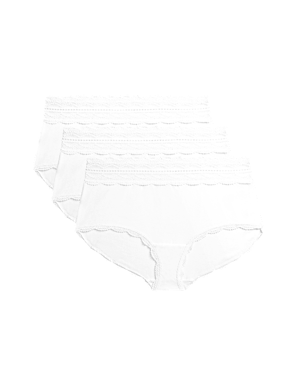 3pk Cotton Rich High Rise Shorts