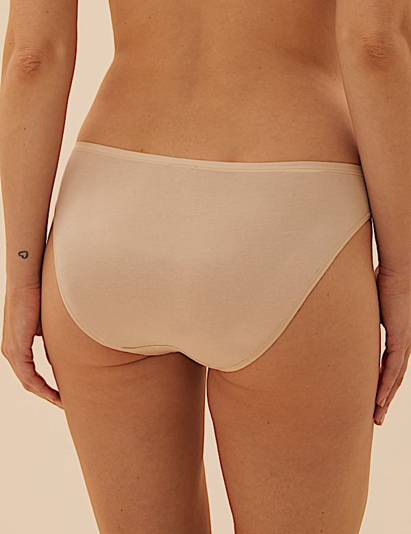 5pk Cotton Modal Bikini Knickers